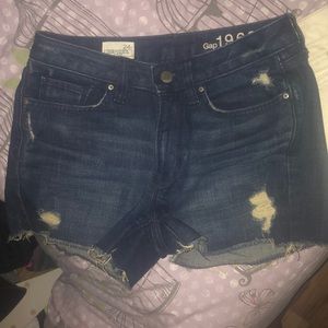 2 xs denim shorts